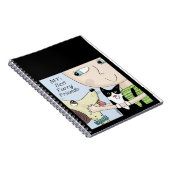 BESTE FREUNDIN: Beste Furry Freunde mit Hund und K Notizblock (Rechte Seite)