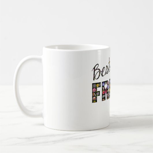 BESTE FREUNDIN Bester Freund je Elegante Blumentyp Kaffeetasse (Links)