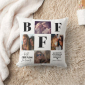 BESTE FREUNDIN Besties Foto Schwarz/Weiß Kissen (Decke)