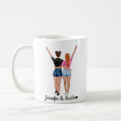 Beste Freundin Besties Freundschaft Individuelle N Kaffeetasse (Links)