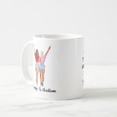 Beste Freundin Besties Freundschaft Individuelle N Kaffeetasse (Vorderseite Links)