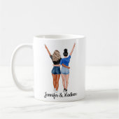Beste Freundin Besties Freundschaft Individuelle N Kaffeetasse (Links)