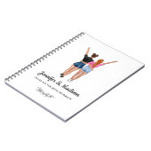 Beste Freundin Besties Freundschaft Individuelle N Notizblock (Linke Seite)