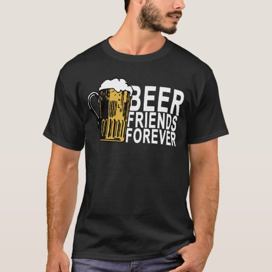 BESTE FREUNDIN Bier-Freunde Forever.png T-Shirt (Vorderseite)