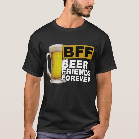 BESTE FREUNDIN Bier-Freunde für immer T-Shirt (Vorderseite)