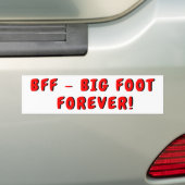 BESTE FREUNDIN Big Foot Forever Autoaufkleber (Auf Auto)