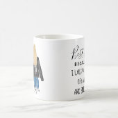 Beste Freundin Blonde Haare Freundschaft Kaffeetasse (Mittel)