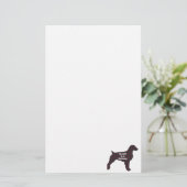 Beste Freundin Brittany Spaniel Briefpapier (Stehend Vorderseite)
