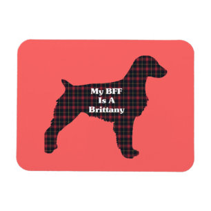 Beste Freundin Brittany Spaniel Magnet