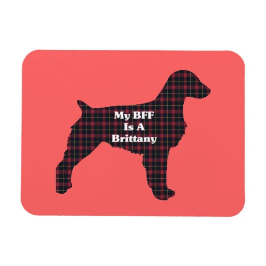 Beste Freundin Brittany Spaniel Magnet (Horizontal)