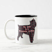 BESTE FREUNDIN Brüssels Griffon Tasse (Links)