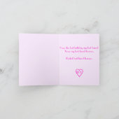 BESTE FREUNDIN Butterfly Geburtstagkarte Karte (Innenseite)