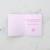 BESTE FREUNDIN Butterfly Geburtstagkarte Karte (Innenseite)