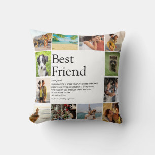 Beste-Freundin-Definition-Fotocollage Kissen