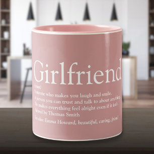 Beste Freundin Definition Mädchenhaft Rosa Zweifarbige Tasse