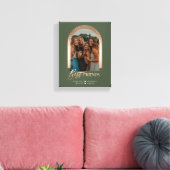 Beste Freundin der besten Freunde Eleganter Rahmen Leinwanddruck (Insitu (Wohnzimmer))