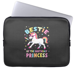 Beste Freundin der Geburtstagsprinzessin Mädchen D Laptopschutzhülle