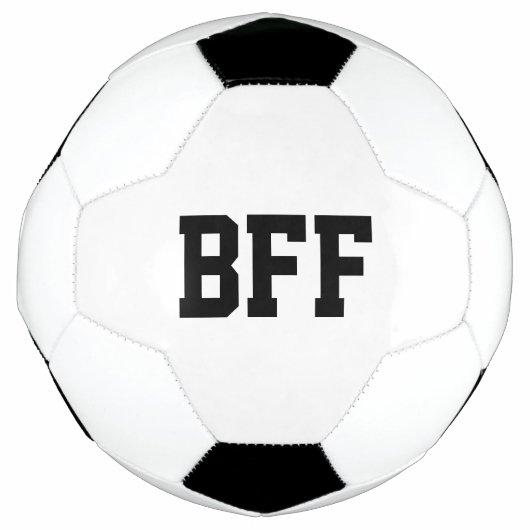 BESTE FREUNDIN, die besten Freunde für immer Fußba Fußball (Vorderseite)