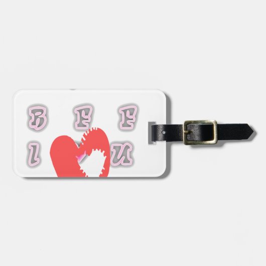 BESTE FREUNDIN. Die besten Freunde für immer: Ich  Gepäckanhänger (Vorderseite horizontal)