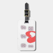 BESTE FREUNDIN. Die besten Freunde für immer: Ich  Gepäckanhänger (Vorderseite vertikal)