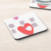 BESTE FREUNDIN. Die besten Freunde für immer: Ich Getränkeuntersetzer (Linke Seite)