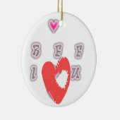 BESTE FREUNDIN. Die besten Freunde für immer: Ich  Keramik Ornament (Rechts)