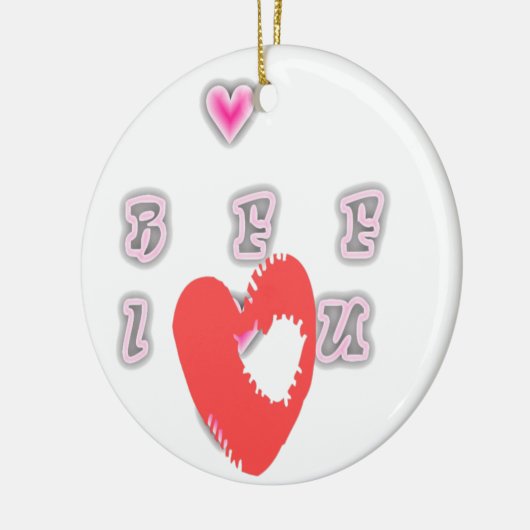 BESTE FREUNDIN. Die besten Freunde für immer: Ich Keramik Ornament (Links)