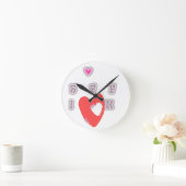 BESTE FREUNDIN. Die besten Freunde für immer: Ich  Runde Wanduhr (Zuhause)