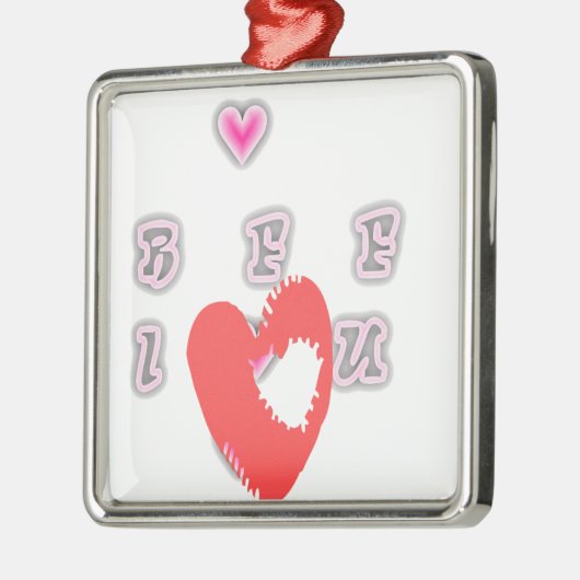 BESTE FREUNDIN. Die besten Freunde für immer: Ich Silbernes Ornament (Links)