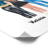 BESTE FREUNDIN Die besten Freunde für immer Kunst  Poster (Ecke)