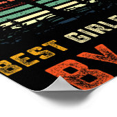 Beste Freundin Disc Golf Gf Frisbees Disk Golfer Poster (Ecke)