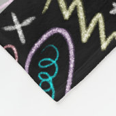 BESTE FREUNDIN Doodles - Imitate Glitzer Muster Fleecedecke (Ecke)