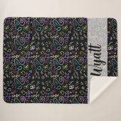 BESTE FREUNDIN Doodles - Imitate Glitzer Muster Sherpadecke (Vorderseite (Horizontal))