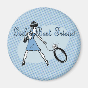 Beste Freundin eines Mädchens Magnet