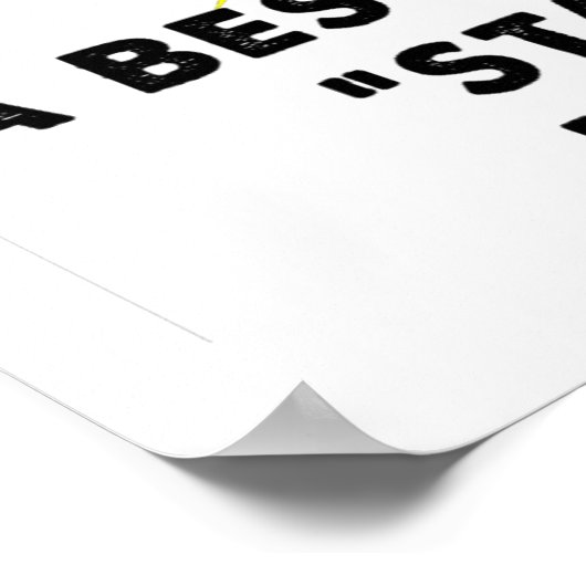 Beste Freundin Fighting Funny Poster (Ecke)