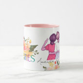 Beste Freundin Florenz Niedliche Illustration Tasse (Zentrum)