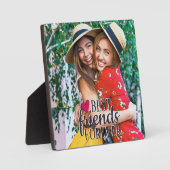 BESTE FREUNDIN Foto Beste Freunde für immer modern Fotoplatte (Vorderseite)