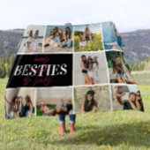 BESTE FREUNDIN Foto Collage Bester Freund Geburtst Fleecedecke