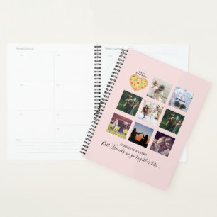 BESTE FREUNDIN Foto Collage Geschenke Dusty Pink P Planer
