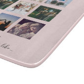 BESTE FREUNDIN Foto Collage Jellyfish Octopus Cust Schneidebrett (Ecke)