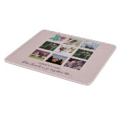 BESTE FREUNDIN Foto Collage Jellyfish Octopus Cust Schneidebrett (Ecke)