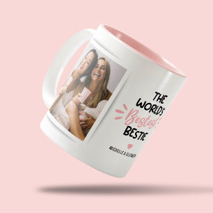 Beste Freundin Foto der Welt Zweifarbige Tasse