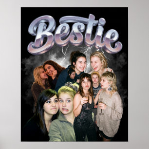 Beste-Freundin-Fotocollage Poster