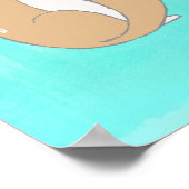 BESTE FREUNDIN Fox und Kaninchen Cartoon Sketch Poster (Ecke)