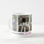 BESTE FREUNDIN Friends Forever 4 Foto Collage Best Kaffeetasse (Vorderseite Links)