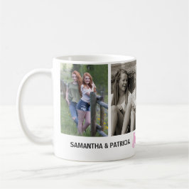 BESTE FREUNDIN Friends Forever 4 Foto Collage Best Kaffeetasse