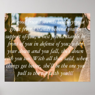 BESTE FREUNDIN Friends Poster (c)