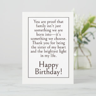 Beste Freundin Geburtstag, Moderne einfache minima Karte