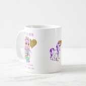 BESTE FREUNDIN gibt Besticorn wie ein Einhorn, abe Kaffeetasse (Vorderseite Links)