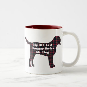 Beste Freundin "Greater Swiss MOUNTAIN DOG" Zweifarbige Tasse